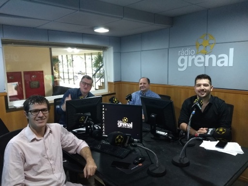 Marcos Chitolina na Rádio Grenal 16/09/2019 16 de setembro de 2019 Marcos Chitolina, integrante do MGV, conselheiro do Grêmio e ex-diretor de futebol, participa do programa Café com Futebol, da Rádio 