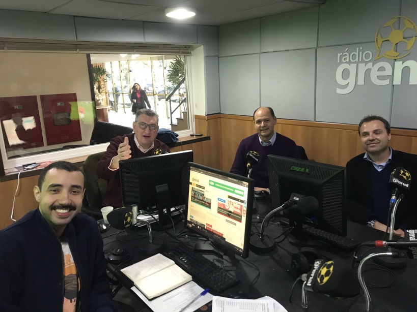 Renato Moreira na Rádio Grenal 15/08/2019 15 de agosto de 2019   Renato Moreira, liderança do MGV e conselheiro do Grêmio, participa do Programa Café com Futebol, da Rádio Grenal.