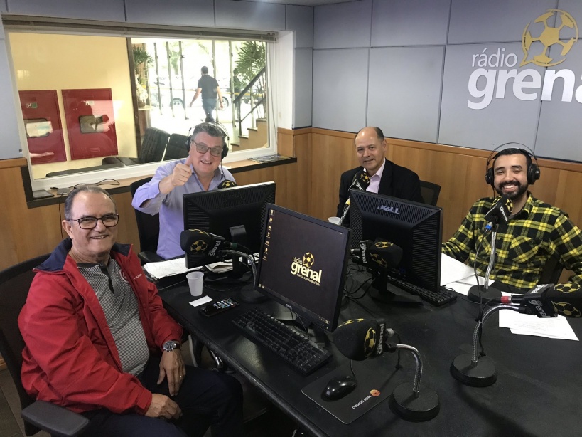 Renato Moreira na Rádio Grenal 28/10/2019 28 de outubro de 2019   Renato Moreira, liderança do MGV e conselheiro do Grêmio, participa do Programa Café com Futebol, da Rádio Grenal.